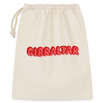 Cadeau pour Gibraltar - Sac cadeau 40 x 50 cm - nature - Devant