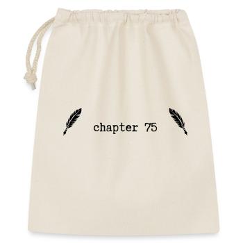 chapter 75 Birthday - Gift Bag 40 x 50 cm - nature - Front