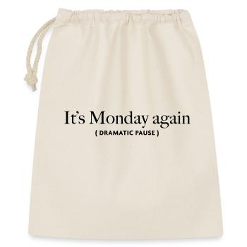 its-monday-again - Gift Bag 40 x 50 cm - nature - Front