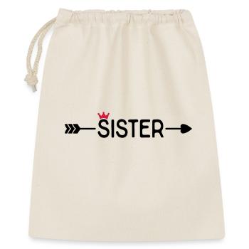 Sister - Gift Bag 40 x 50 cm - nature - Front