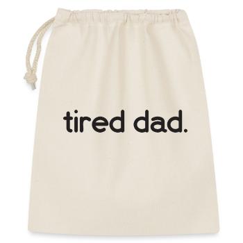 Tired Dad - Gift Bag 40 x 50 cm - nature - Front