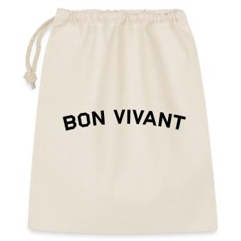 Bon vivant - Sac cadeau 40 x 50 cm - nature - Devant