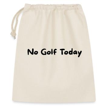 No Golf Today Slogan - Sac cadeau 40 x 50 cm - nature - Devant