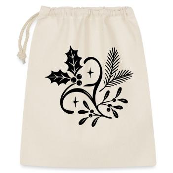 Mystic Yule with Mistletoe, Fir and Holly - Gift Bag 40 x 50 cm - nature - Front