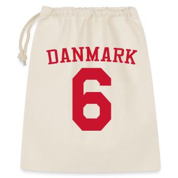 Danemark 6 – Conception du texte rouge - Sac cadeau 40 x 50 cm - nature - Devant