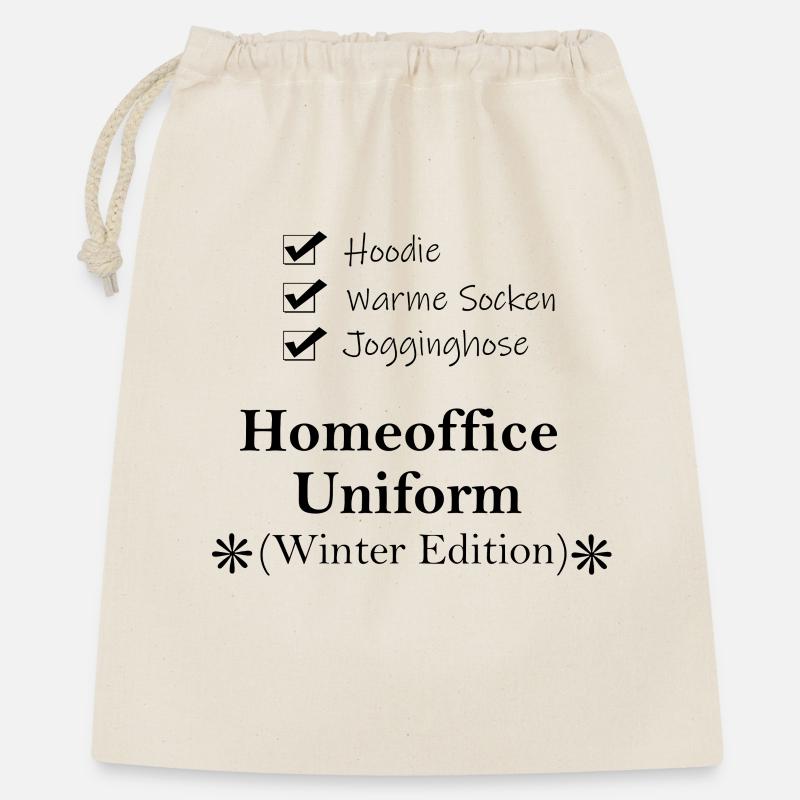 Checkliste_Homeoffice_Uniform_WS - Sac cadeau 40 x 50 cm - nature