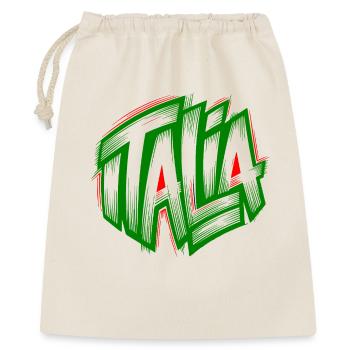 Italia Graffiti green-red - Gift Bag 40 x 50 cm - nature - Front