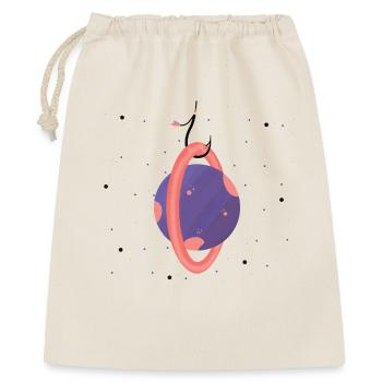Planète accrochée (1/3) - Sac cadeau 40 x 50 cm - nature - Devant