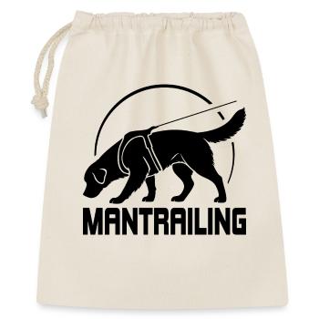 Golden Retriever Mantrailing Hundesport Hunde - Geschenkbeutel aus Baumwolle (40 x 50 cm) - Natur - Vorne