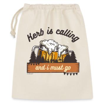 Kerb is calling - The Kerb is calling, I have to go - Gift Bag 40 x 50 cm - nature - Front