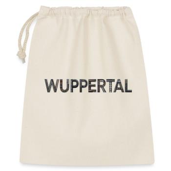 WUPPERTAL – Typographie architecturale industrielle - Sac cadeau 40 x 50 cm - nature - Devant