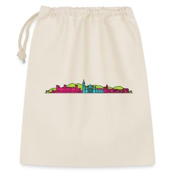 Silhouette urbaine de Malaga Alcazaba Art moderne en ligne - Sac cadeau 40 x 50 cm - nature - Devant