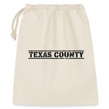 Texas Country - Geschenkbeutel aus Baumwolle (40 x 50 cm) - Natur - Vorne