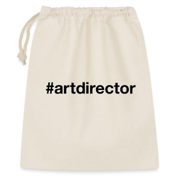 ART DIRECTOR Hashtag - Geschenkbeutel aus Baumwolle (40 x 50 cm) - Natur - Vorne