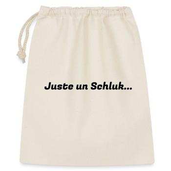 Juste_un_Schluck_logo - Gift Bag 40 x 50 cm - nature - Front