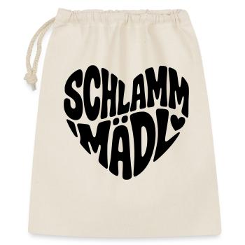 Schlamm Mädl  - Geschenkbeutel aus Baumwolle (40 x 50 cm) - Natur - Vorne