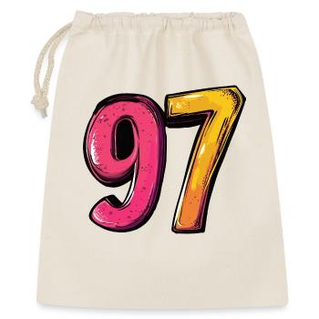 97 Number Colorful - Gift Bag 40 x 50 cm - nature - Front