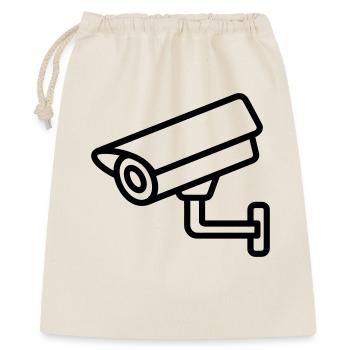 Surveillance camera - Gift Bag 40 x 50 cm - nature - Front