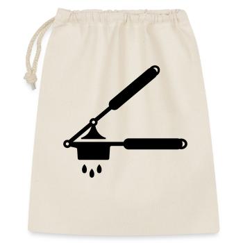 Presse-ail ou presse à spaetzle - Sac cadeau 40 x 50 cm - nature - Devant