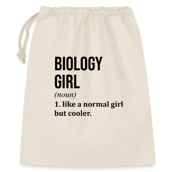 Biologie - Geschenkbeutel aus Baumwolle (40 x 50 cm) - Natur - Vorne