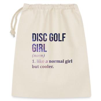 Disc golf - Sac cadeau 40 x 50 cm - nature - Devant