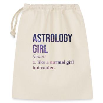 astrologie - Sac cadeau 40 x 50 cm - nature - Devant