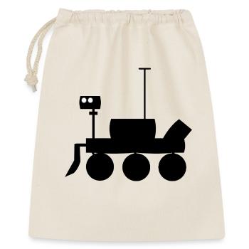 Mars Explorer Fahrzeug - Geschenkbeutel aus Baumwolle (40 x 50 cm) - Natur - Vorne