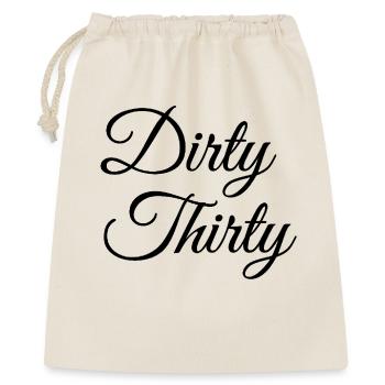 Dirty Thirty 30th Birthday - Gift Bag 40 x 50 cm - nature - Front