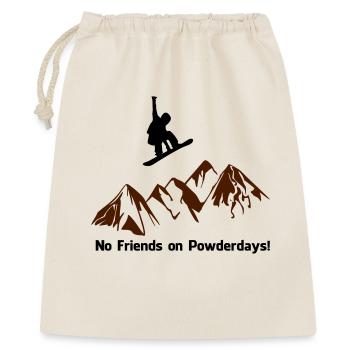Amis de no sur Powderdays - Sac cadeau 40 x 50 cm - nature - Devant