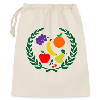 Fruit in laurel wreath - Gift Bag 40 x 50 cm - nature - Front