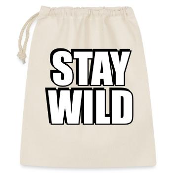 RESTEZ SAUVAGES - Sac cadeau 40 x 50 cm - nature - Devant