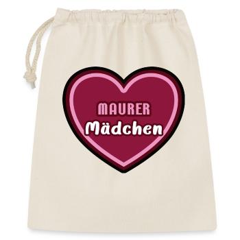 Bricklayer Girl Child Trainee Trainee - Gift Bag 40 x 50 cm - nature - Front