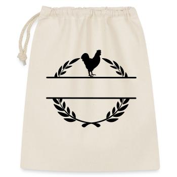 Fier du poulet fermier - Sac cadeau 40 x 50 cm - nature - Devant