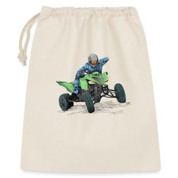 quad - Sac cadeau 40 x 50 cm - nature - Devant