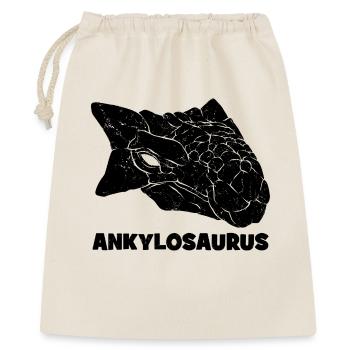 Ankylosaurus Fossil Schädel - Geschenkbeutel aus Baumwolle (40 x 50 cm) - Natur - Vorne