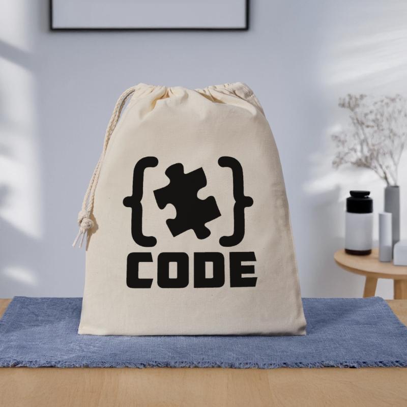 programmeur Code résolution de pièces de puzzle Sac cadeau 40 x 50 cm