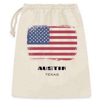 Austin, Texas, USA - Gift Bag 40 x 50 cm - nature - Front