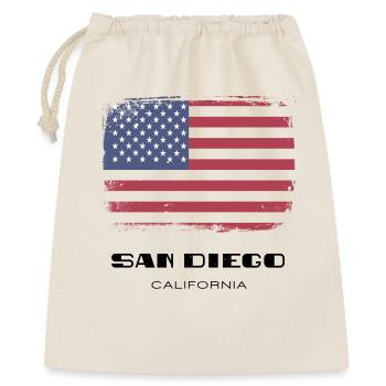 San Diego, California, USA - Gift Bag 40 x 50 cm - nature - Front