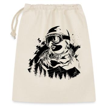 Snowboarder - Sac cadeau 40 x 50 cm - nature - Devant