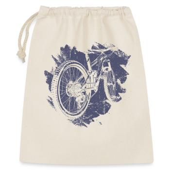 Retro Fahrrad Getriebe Illustration - Geschenkbeutel aus Baumwolle (40 x 50 cm) - Natur - Vorne