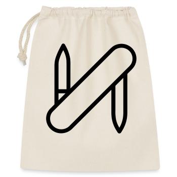 couteau suisse - Sac cadeau 40 x 50 cm - nature - Devant