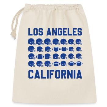 Motifs du football américain californien à Los Angeles - Sac cadeau 40 x 50 cm - nature - Devant