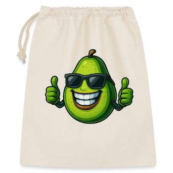 Avocat frais Pouces vers le haut Joie d’été Plaisir - Sac cadeau 40 x 50 cm - nature - Devant