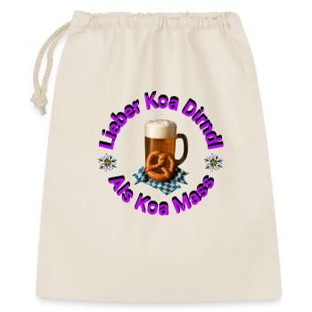 Mieux vaut Koa Dirndl que Koa Mass - Sac cadeau 40 x 50 cm - nature - Devant