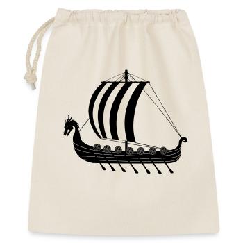 Vaisseau dragon viking dragar - Sac cadeau 40 x 50 cm - nature - Devant
