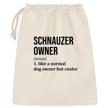 Schnauzer - Sac cadeau 40 x 50 cm - nature - Devant