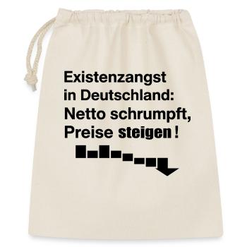Existential fear in Germany - Gift Bag 40 x 50 cm - nature - Front