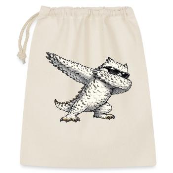 Éponge de la chouette blanche - Sac cadeau 40 x 50 cm - nature - Devant
