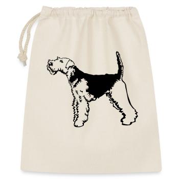 Welsh Terrier - Sac cadeau 40 x 50 cm - nature - Devant