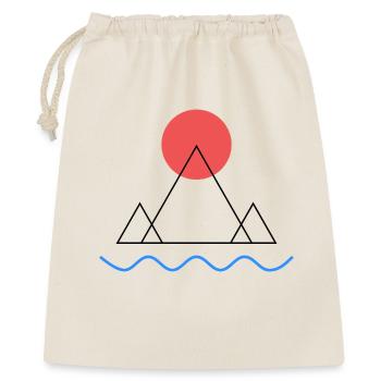 Minimal mountain - Gift Bag 40 x 50 cm - nature - Front